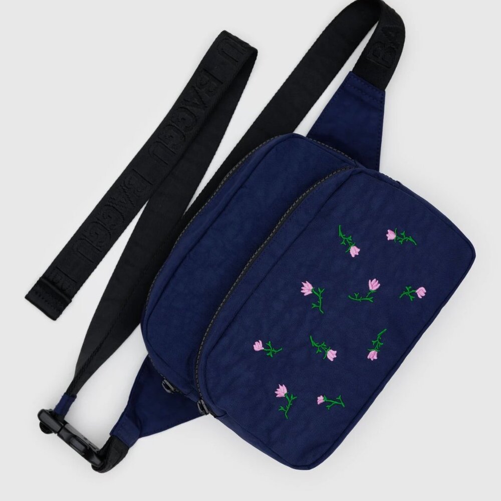 Baggu Fanny Pack  Embroidered Wildflower
